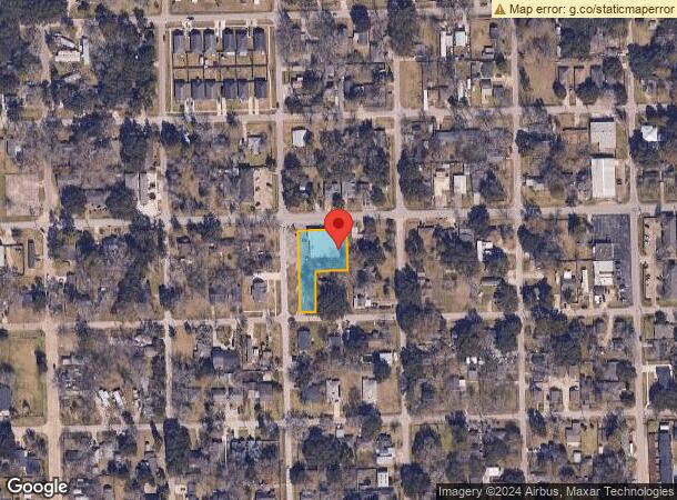  1517 W Sealy St, Alvin, TX Parcel Map