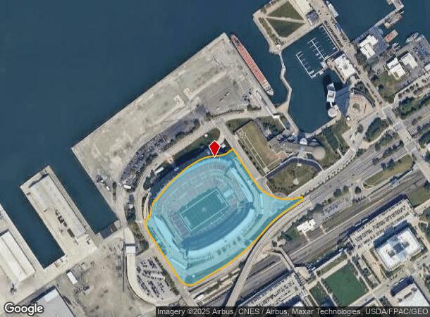 1075 W 3Rd St, Cleveland, OH Parcel Map