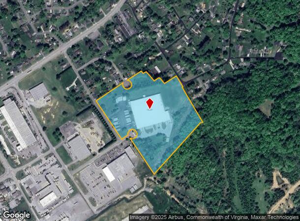  280 Thomas Rd, Bristol, VA Parcel Map