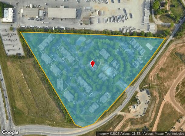  3209 Allerton Cir, Greensboro, NC Parcel Map