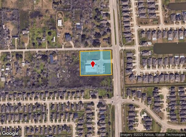  2322 W Mars Dr, Rosharon, TX Parcel Map