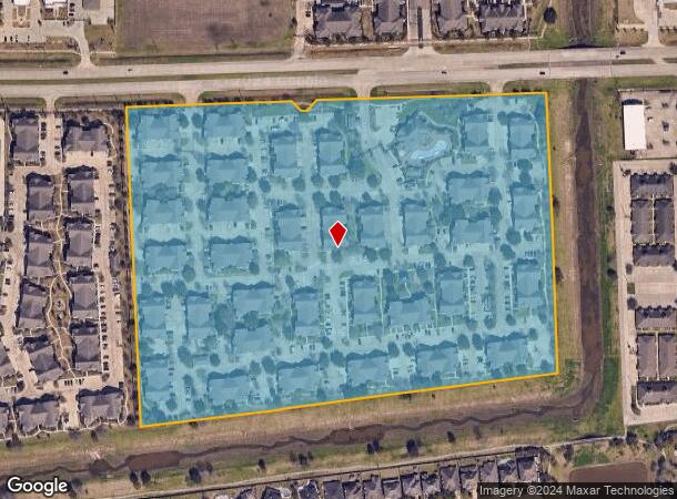  12400 Shadow Creek Pky, Pearland, TX Parcel Map