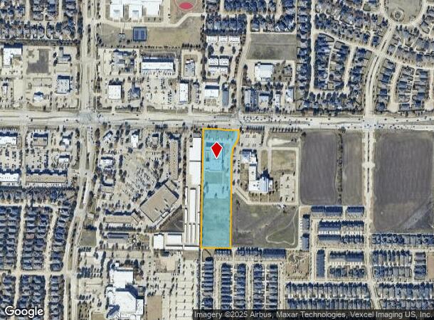 3415 Main St, Frisco, TX Parcel Map