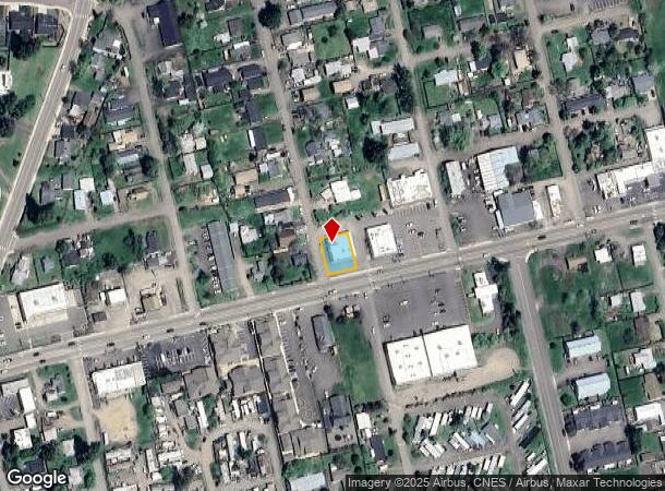  1019 W Central Ave, Sutherlin, OR Parcel Map