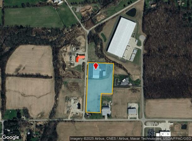 2355 Rock Rd, Ashland, OH Parcel Map