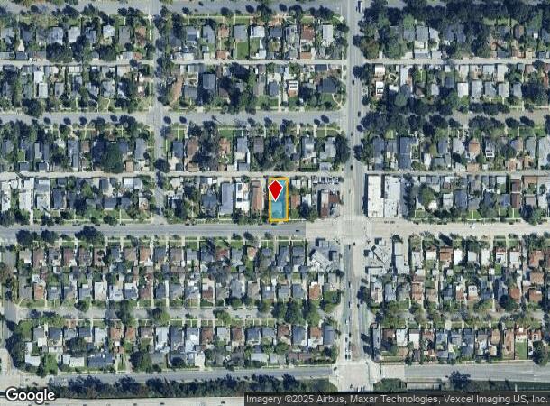 1757 E Villa St, Pasadena, CA Parcel Map