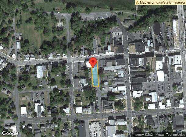  125 W Pitt St, Bedford, PA Parcel Map