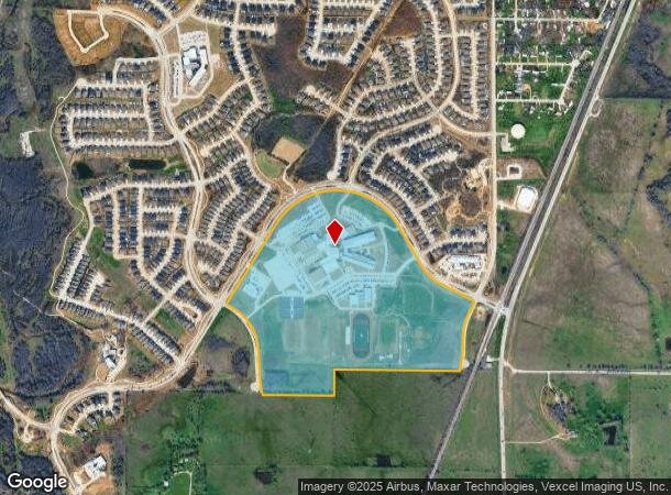 6601 Canyon Falls Rd, Argyle, TX Parcel Map