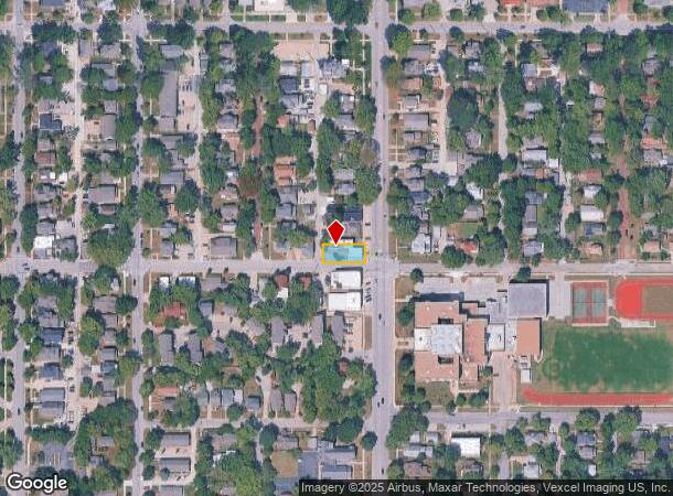 1347 Massachusetts St, Lawrence, KS Parcel Map