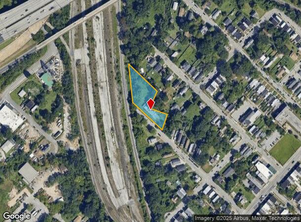  1601 Harman Ave, Baltimore, MD Parcel Map