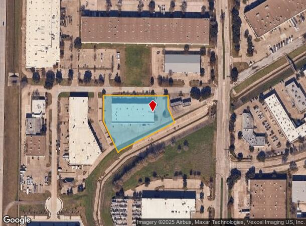  1707 Briercroft Ct, Carrollton, TX Parcel Map