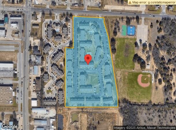  1610 E Mckinney St, Denton, TX Parcel Map