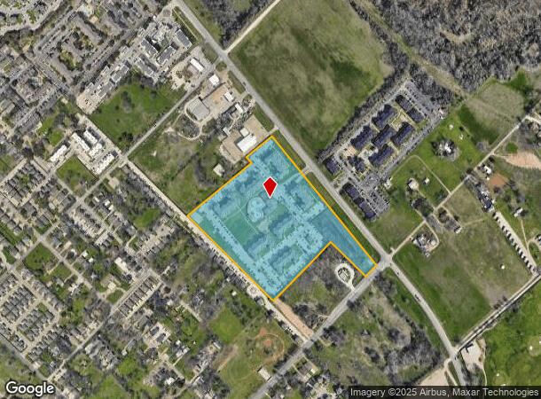  2825 S University Parks Dr, Waco, TX Parcel Map
