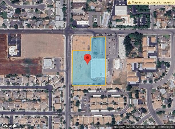  1135 W Bush St, Lemoore, CA Parcel Map