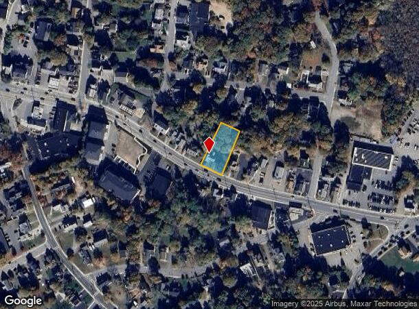  111 E Central St, Franklin, MA Parcel Map