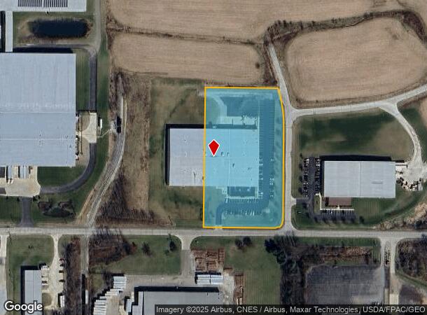 1070 Faultless Dr, Ashland, OH Parcel Map