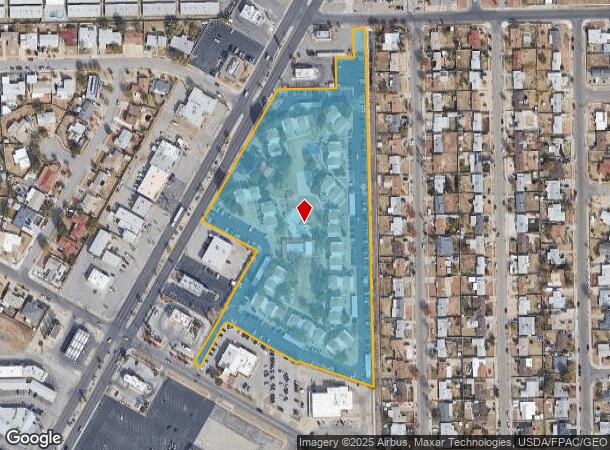  9550 Dyer St, El Paso, TX Parcel Map