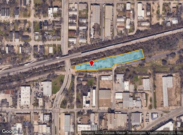  2340 Sylvan Ave, Dallas, TX Parcel Map