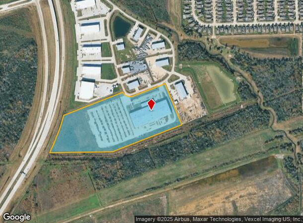 12855 Upland Way, Baytown, TX Parcel Map