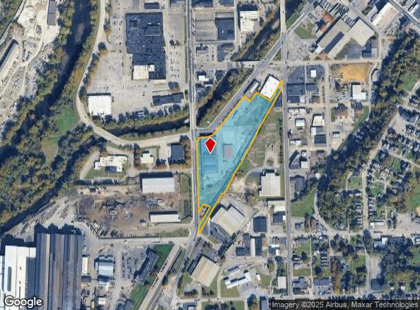  401 S Jefferson St, New Castle, PA Parcel Map