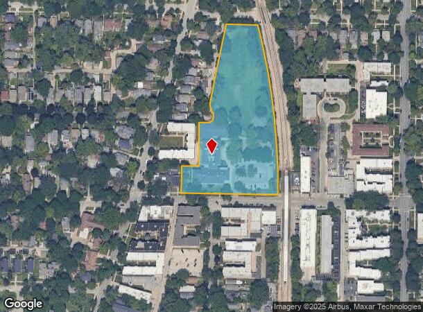  927 Noyes St, Evanston, IL Parcel Map