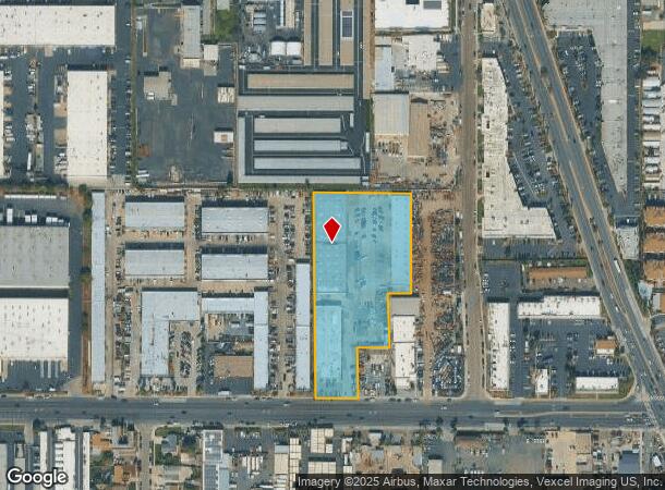  2540 Main St, Chula Vista, CA Parcel Map