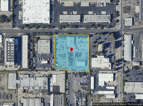  1000 Walsh Ave, Santa Clara, CA Parcel Map