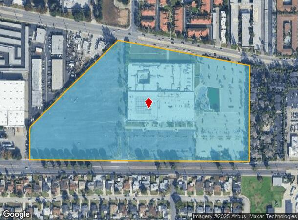  1211 E Badillo St, West Covina, CA Parcel Map