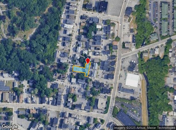 205 Rathbun St, Woonsocket, RI Parcel Map