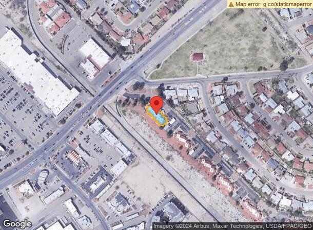  600 Sunland Park Dr, El Paso, TX Parcel Map