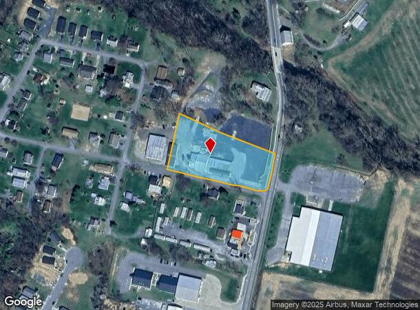124 Center St, Mount Jackson, VA Parcel Map