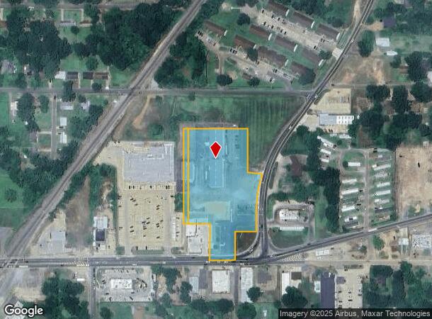 1121 Polk St, Mansfield, LA Parcel Map