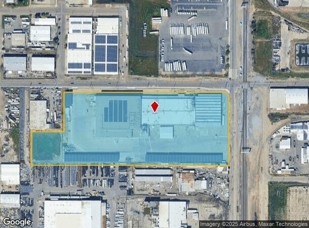 2160 S East Ave, Fresno, CA Parcel Map