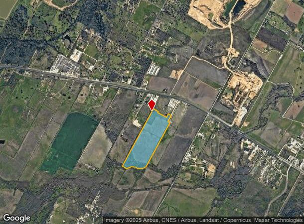  5266 Highway 71 E, Del Valle, TX Parcel Map