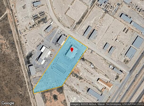  1309 S County Road 1309 Ln S, Midland, TX Parcel Map