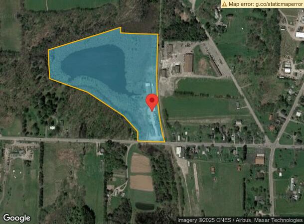  9384 Genesee Rd, Springville, NY Parcel Map