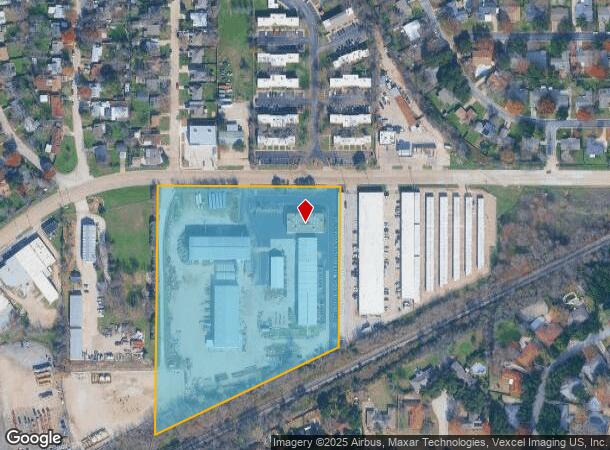 7251 W Vickery Blvd, Fort Worth, TX Parcel Map