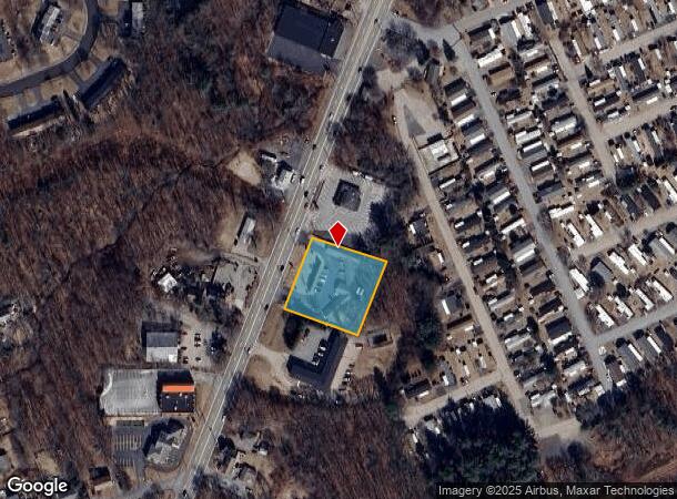 21 Washington St, Plainville, MA Parcel Map