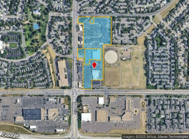  8170 S University Blvd, Centennial, CO Parcel Map