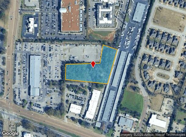 7092 Poplar Ave, Collierville, TN Parcel Map