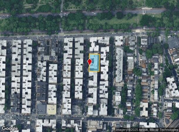  2182 Barnes Ave, Bronx, NY Parcel Map