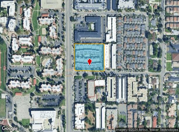  9710 Zelzah Ave, Northridge, CA Parcel Map