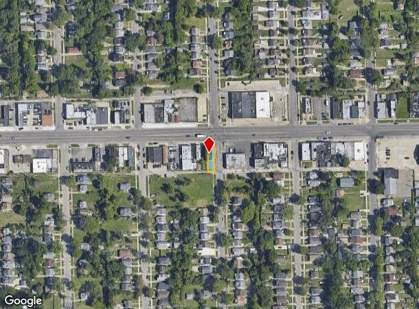  19403 W Warren Ave, Detroit, MI Parcel Map