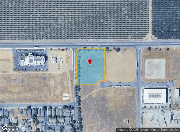 1821 Mercantile Ln, Coalinga, CA Parcel Map