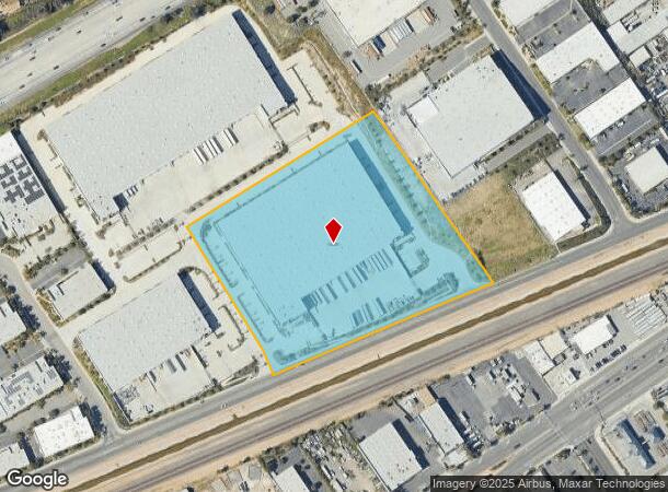  2571 Sampson Ave, Corona, CA Parcel Map