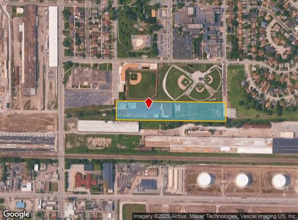 4400Bl Parr Avenue & Ave E, East Chicago, IN Parcel Map