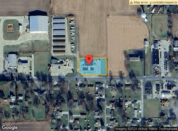  1206 W Mill St, Middletown, IN Parcel Map