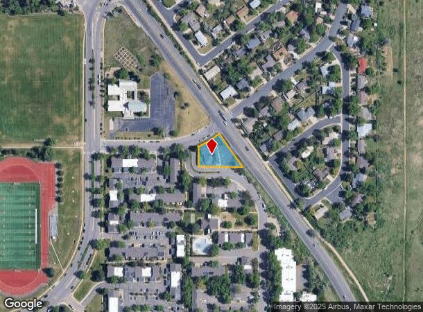  1405 Broadway, Boulder, CO Parcel Map