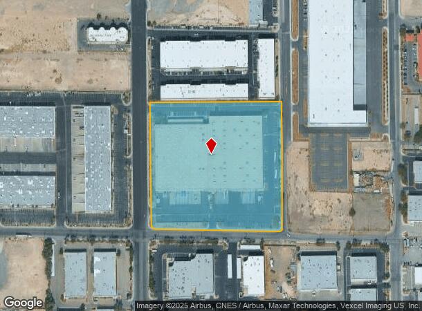  6650 Spencer St, Las Vegas, NV Parcel Map