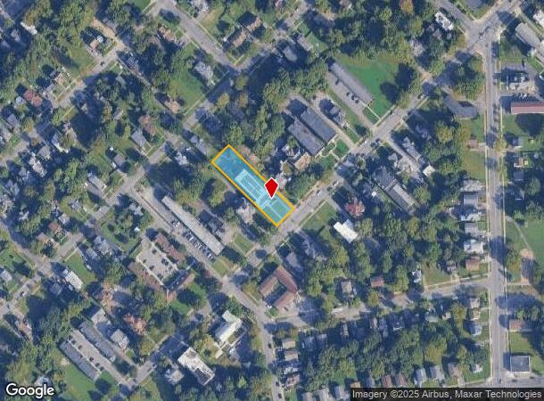  664 W Onondaga St, Syracuse, NY Parcel Map